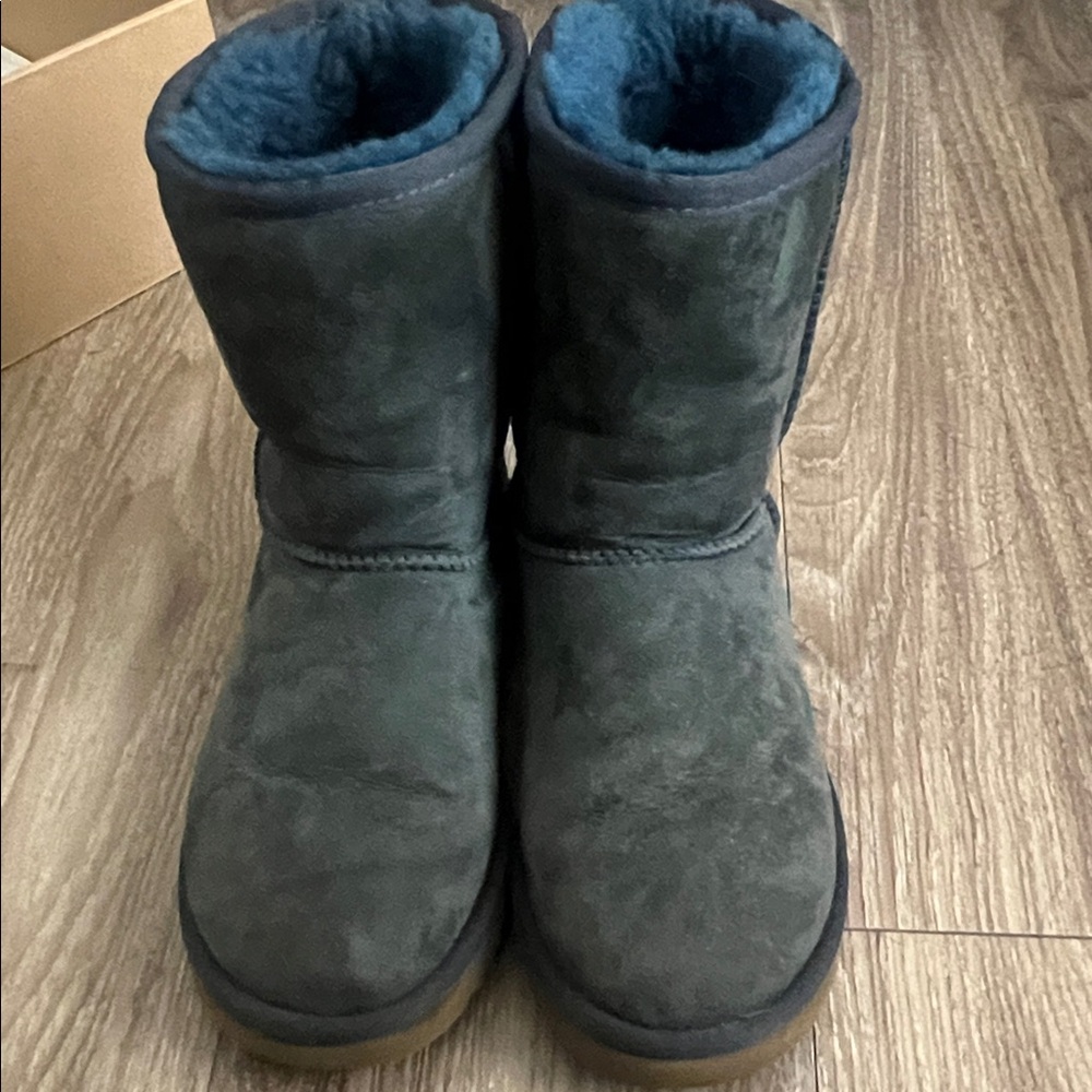 UGG Charcoal Suede Boots